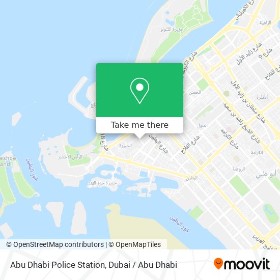 Abu Dhabi Police Station map