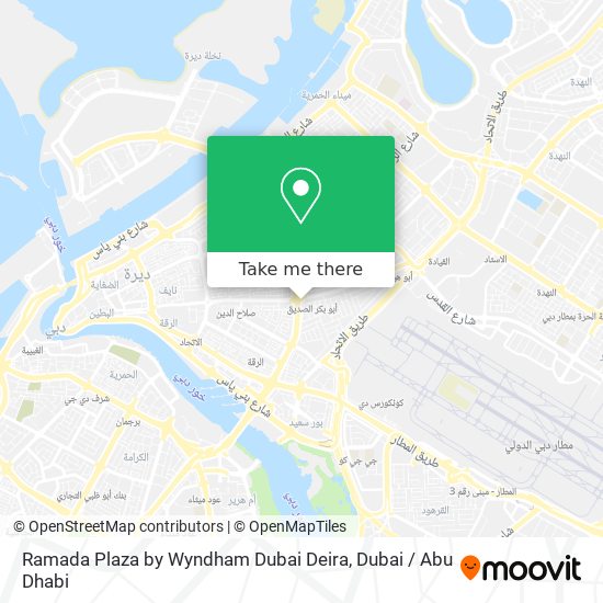 Ramada Plaza by Wyndham Dubai Deira map