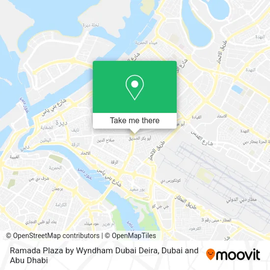 Ramada Plaza by Wyndham Dubai Deira map