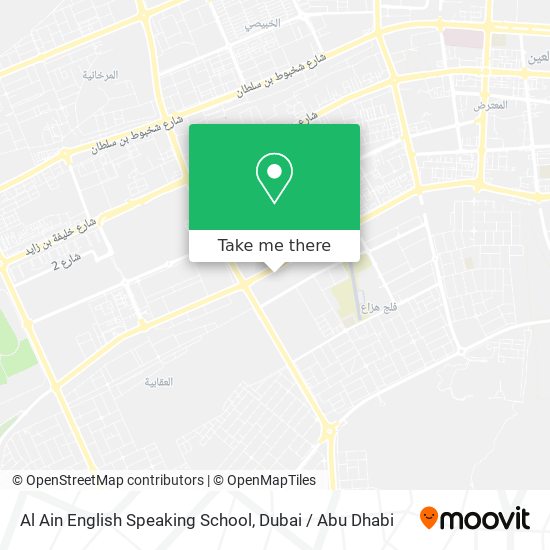 Al Ain English Speaking School map