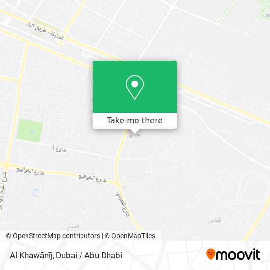 Al Khawānīj map