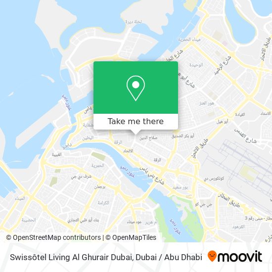 Swissôtel Living Al Ghurair Dubai map