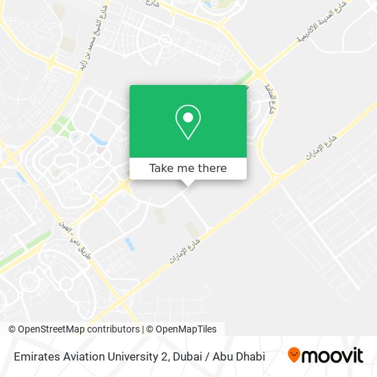 Emirates Aviation University 2 map