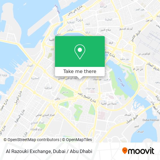 Al Razouki Exchange map