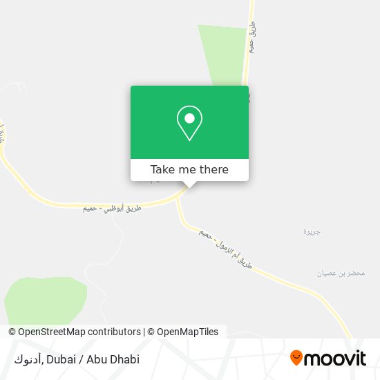 أدنوك map