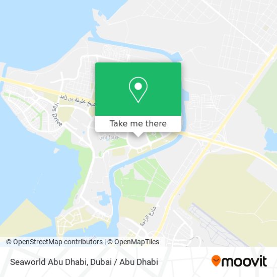 Seaworld Abu Dhabi map