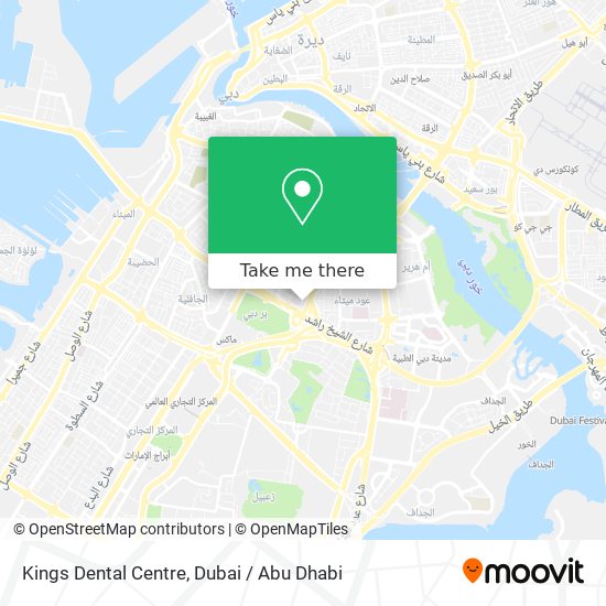 Kings Dental Centre map