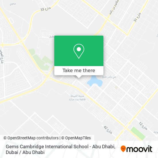 Gems Cambridge International School - Abu Dhabi map