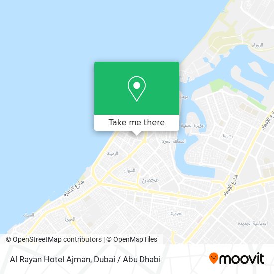 Al Rayan Hotel Ajman map