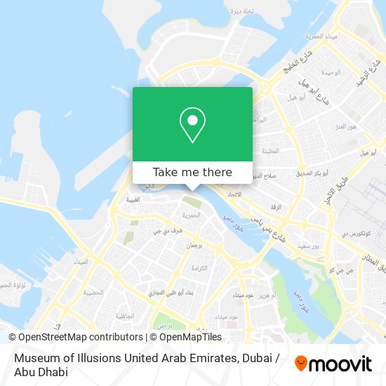 Museum of Illusions United Arab Emirates map
