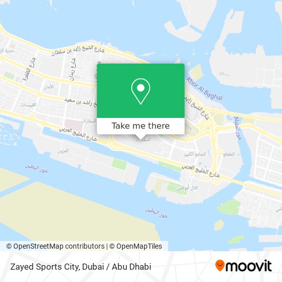 Zayed Sports City map