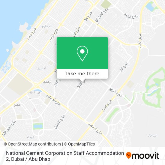 National Cement Corporation Staff Accommodation 2 map