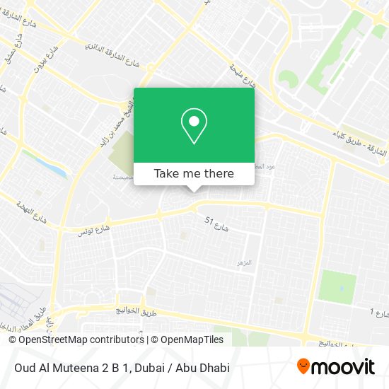 Oud Al Muteena 2 B 1 map