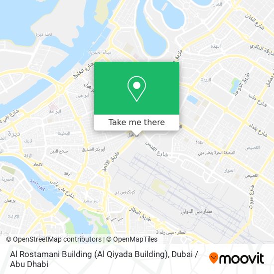 Al Rostamani Building (Al Qiyada Building) map