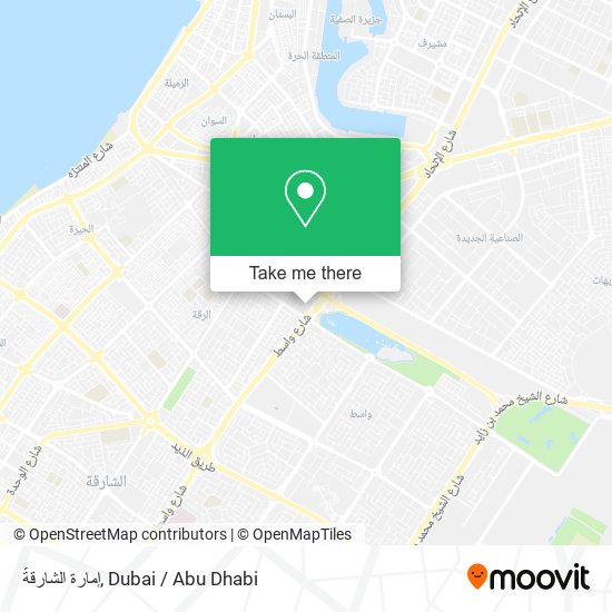 إمارة الشارقةّ map