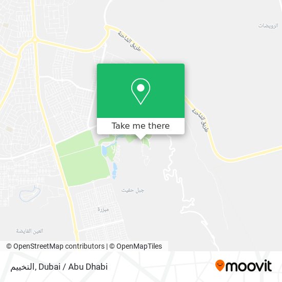 التخييم map