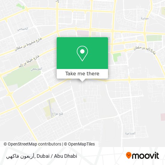 أربعون فاكهي map