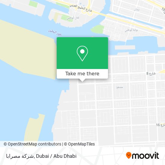 شركة مصرابا map