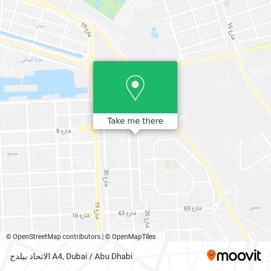 الاتحاد بيلدج A4 map