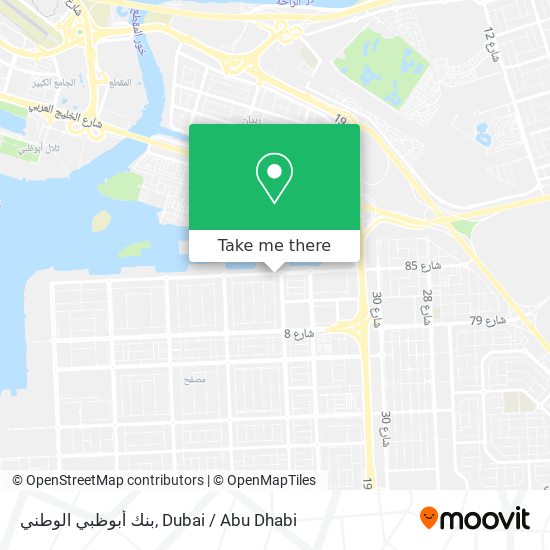 بنك أبوظبي الوطني map