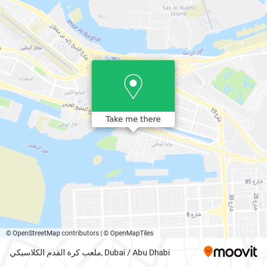 ملعب كرة القدم الكلاسيكي map