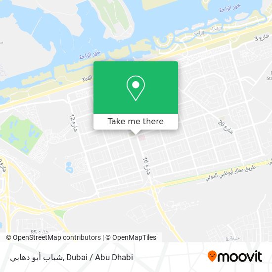 شباب أبو دهابي map