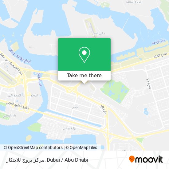 مركز بروج للابتكار map