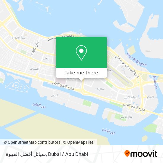 سياتل أفضل القهوة map