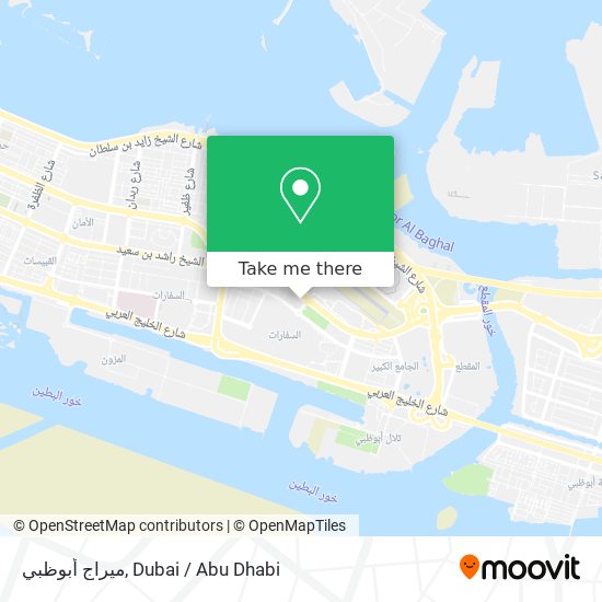 ميراج أبوظبي map