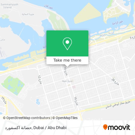 حضانة اكسفورد map