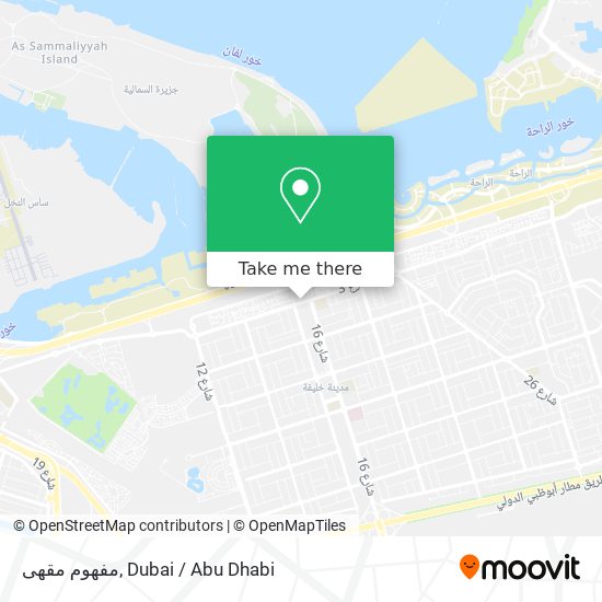 مفهوم مقهى map