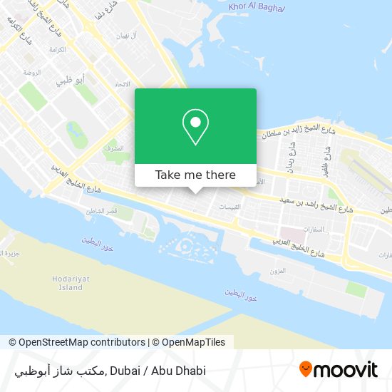 مكتب شاز أبوظبي map