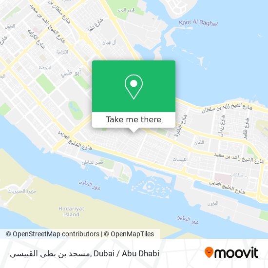 مسجد بن بطي القبيسي map
