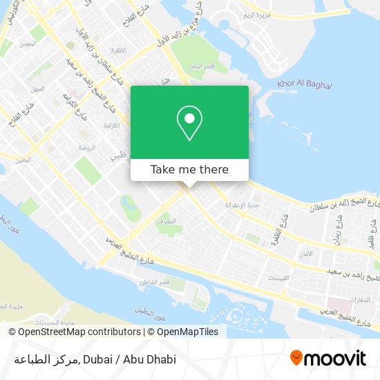 مركز الطباعة map