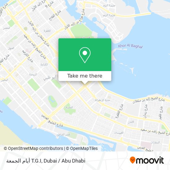 أيام الجمعة T.G.I map