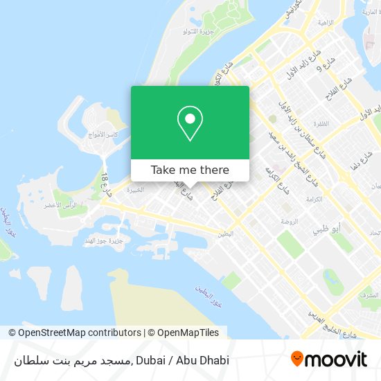 مسجد مريم بنت سلطان map