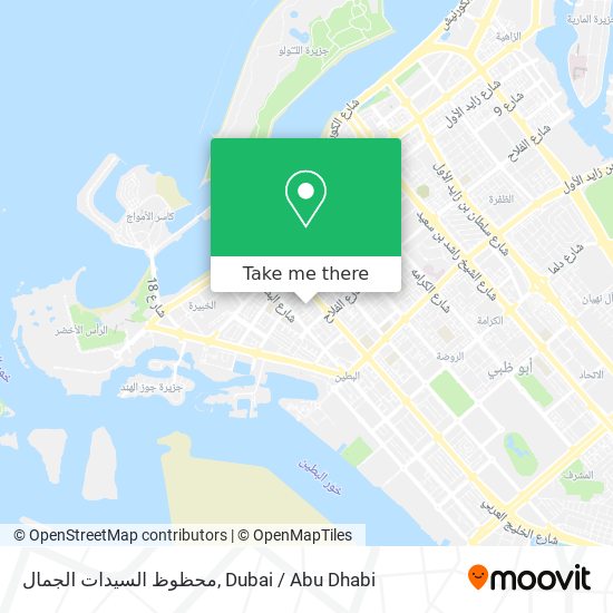 محظوظ السيدات الجمال map