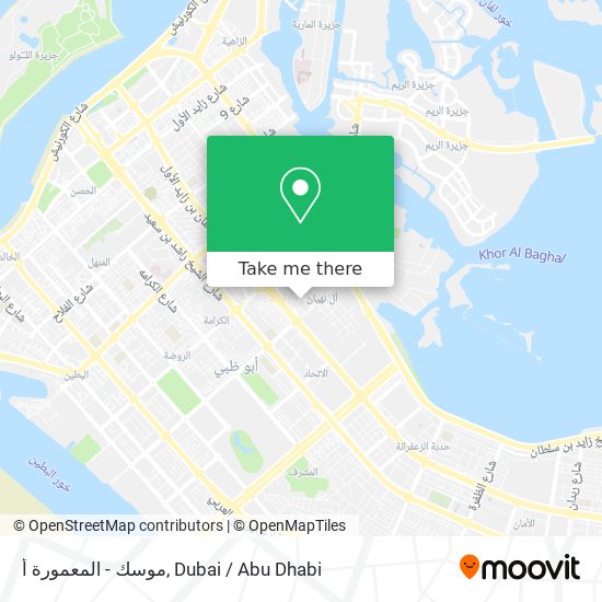 موسك - المعمورة أ map