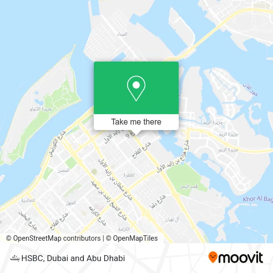بنك HSBC map