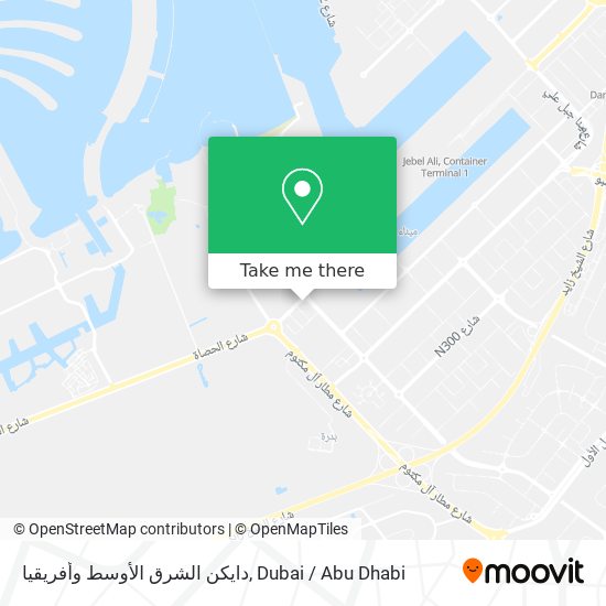 دايكن الشرق الأوسط وأفريقيا map