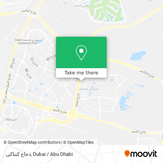 دجاج كنتاكى map