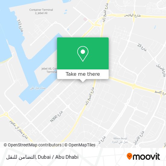 التضامن للنقل map