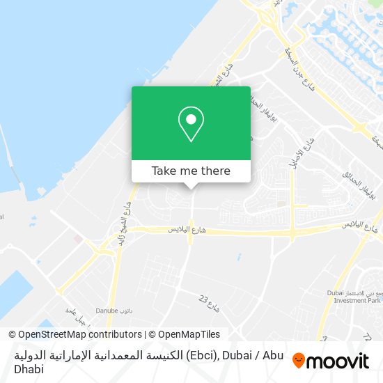 الكنيسة المعمدانية الإماراتية الدولية (Ebci) map