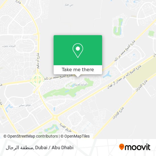 منطقة الرجال map