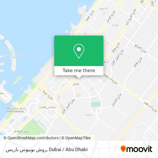 روش بوبيوس باريس map