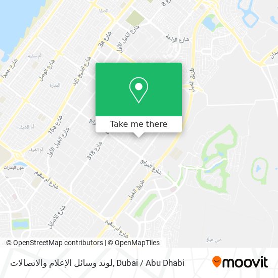 لوند وسائل الإعلام والاتصالات map