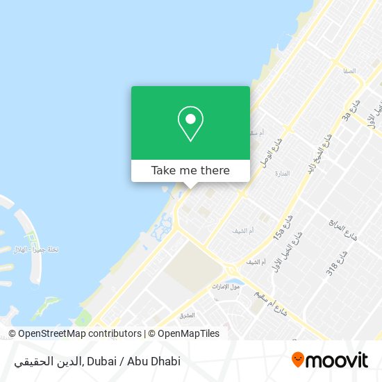 الدين الحقيقي map