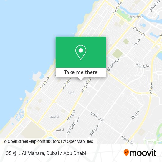 35号，Al Manara map
