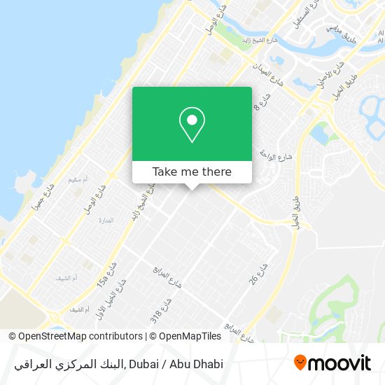 البنك المركزي العراقي map