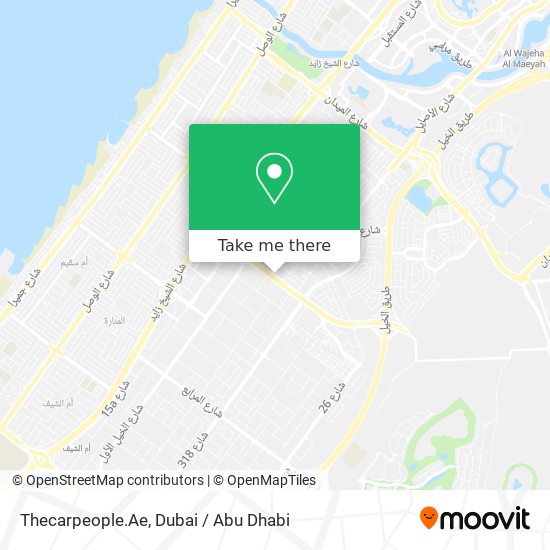 Thecarpeople.Ae map